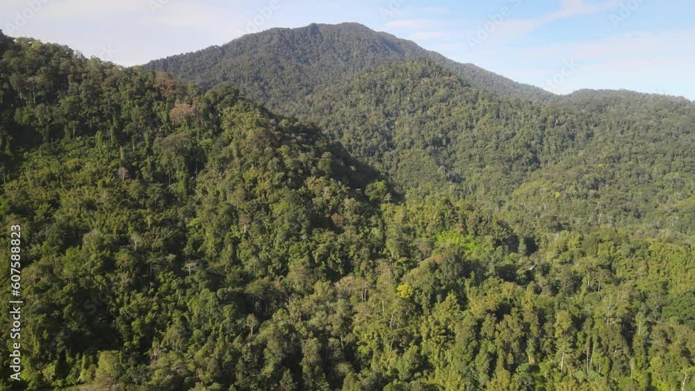 The aerial view of Cameron Highlands in Malaysia The aerial view of Cameron Highlands in Malaysia