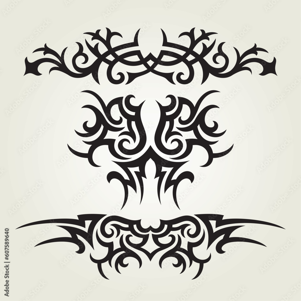 vector ornament In flower style vector ornament In flower style