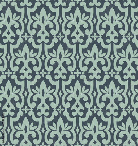 Seamless background from a floral ornament, Fashionable modern wallpaper or textile