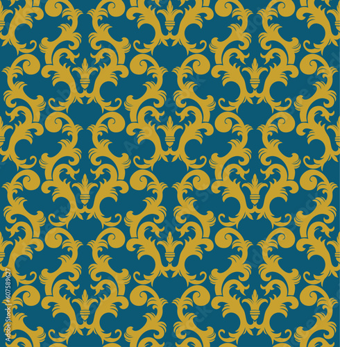 Seamless background from a floral ornament, Fashionable modern wallpaper or textile