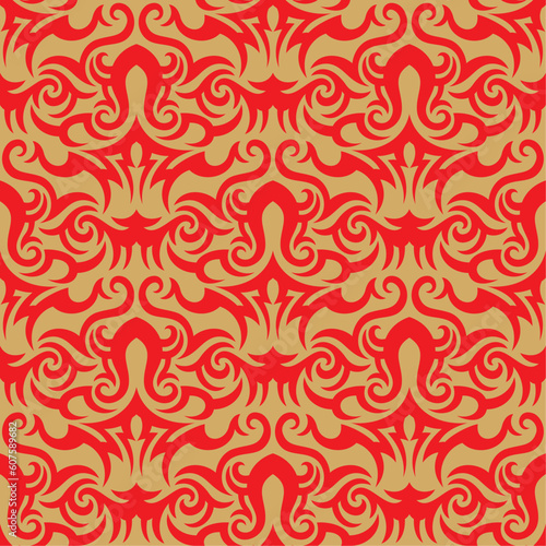 Seamless background from a floral ornament, Fashionable modern wallpaper or textile
