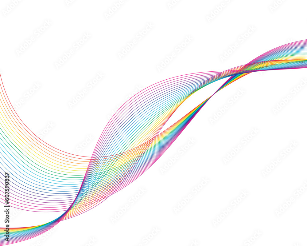 Colourful lines background on sea theme for design use Colourful lines background on sea theme for design use