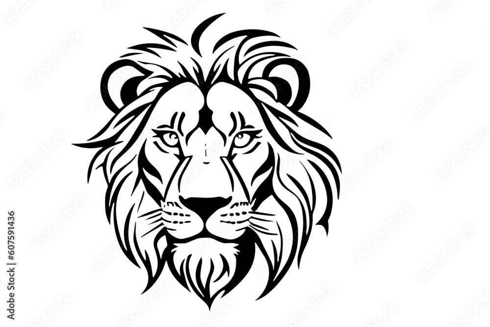 lion head vector lion head vector