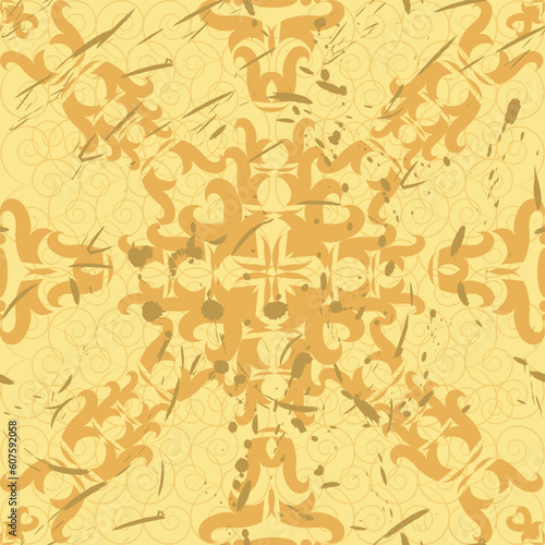 Ornament wallpaper, seamless, old style
