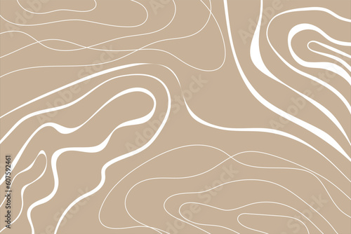 Obraz na płótnie stylish templates with organic abstract shapes and line in nude colors. Pastel background in minimalist style. Contemporary vector Illustration w salonie