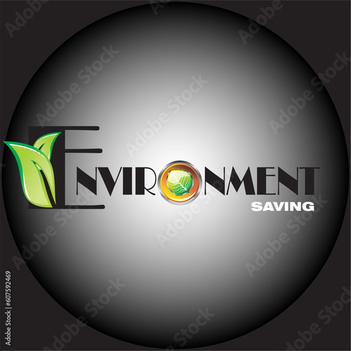 Enviromnent saving Card template background