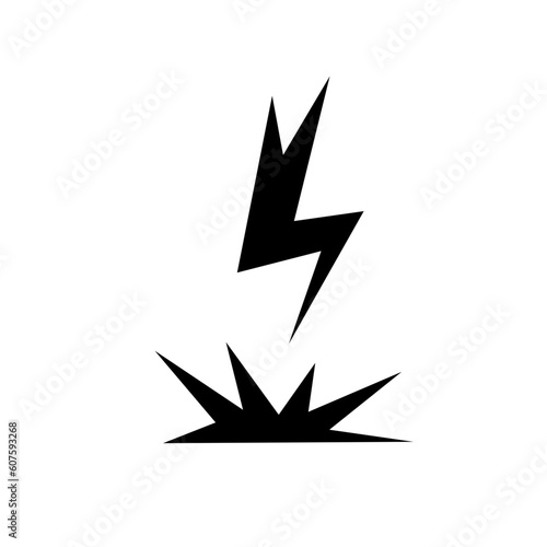 lightning bolt lightning flash icon