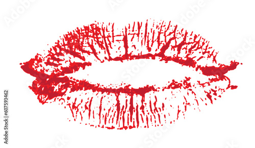 Lips, kiss colored