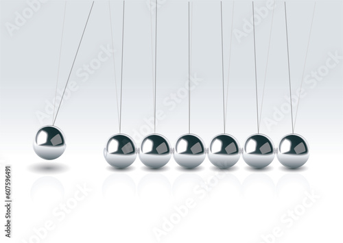 balancing balls Newton's cradle