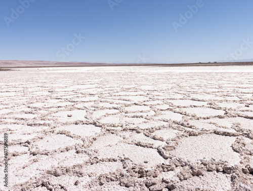 salt flats in lagunas escondidas de baltinache  atacama desert