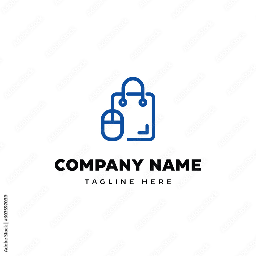 Logo for a company called a computer mouse Logo for a company called a computer mouse