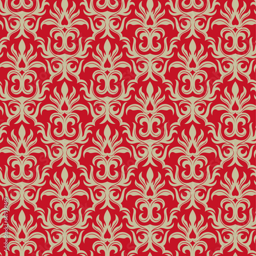Seamless background from a floral ornament, Fashionable modern wallpaper or textile