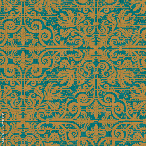 Seamless background from a floral ornament, Fashionable modern wallpaper or textile