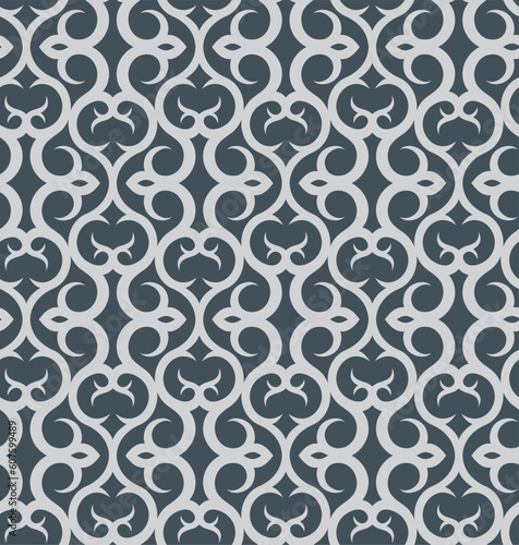 Seamless background from a floral ornament, Fashionable modern wallpaper or textile
