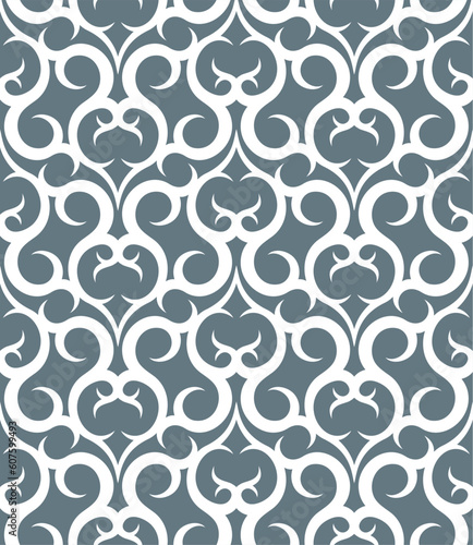 Seamless background from a floral ornament, Fashionable modern wallpaper or textile