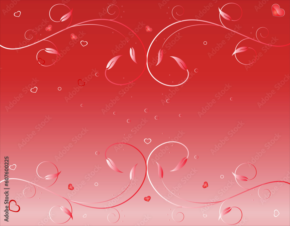 Illustration of Valentin´s LOVE background Illustration of Valentin´s LOVE background