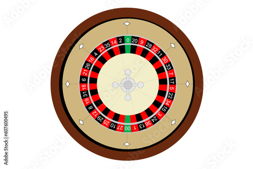 A close up of a roulette wheel