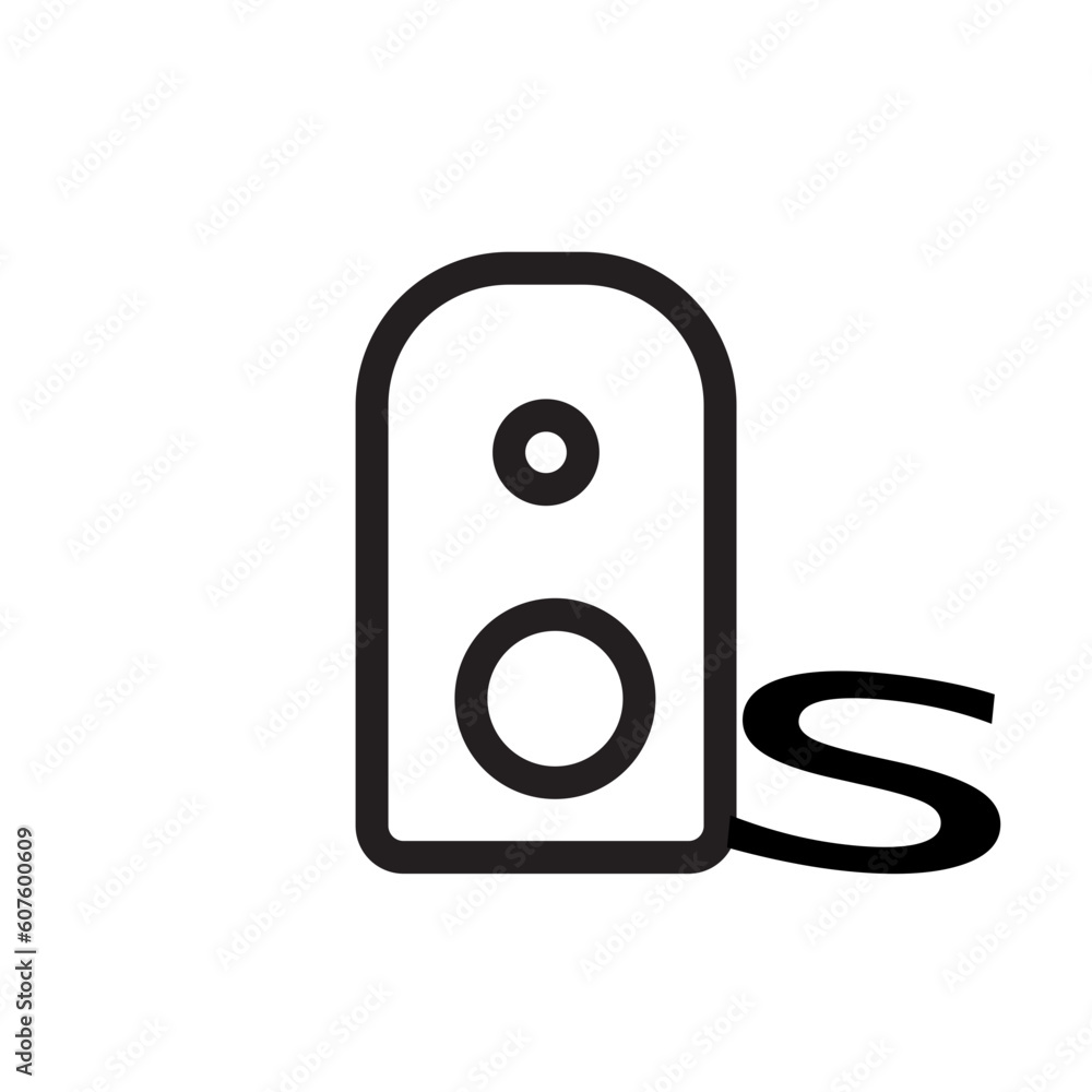 speakers isolated on white speakers isolated on white