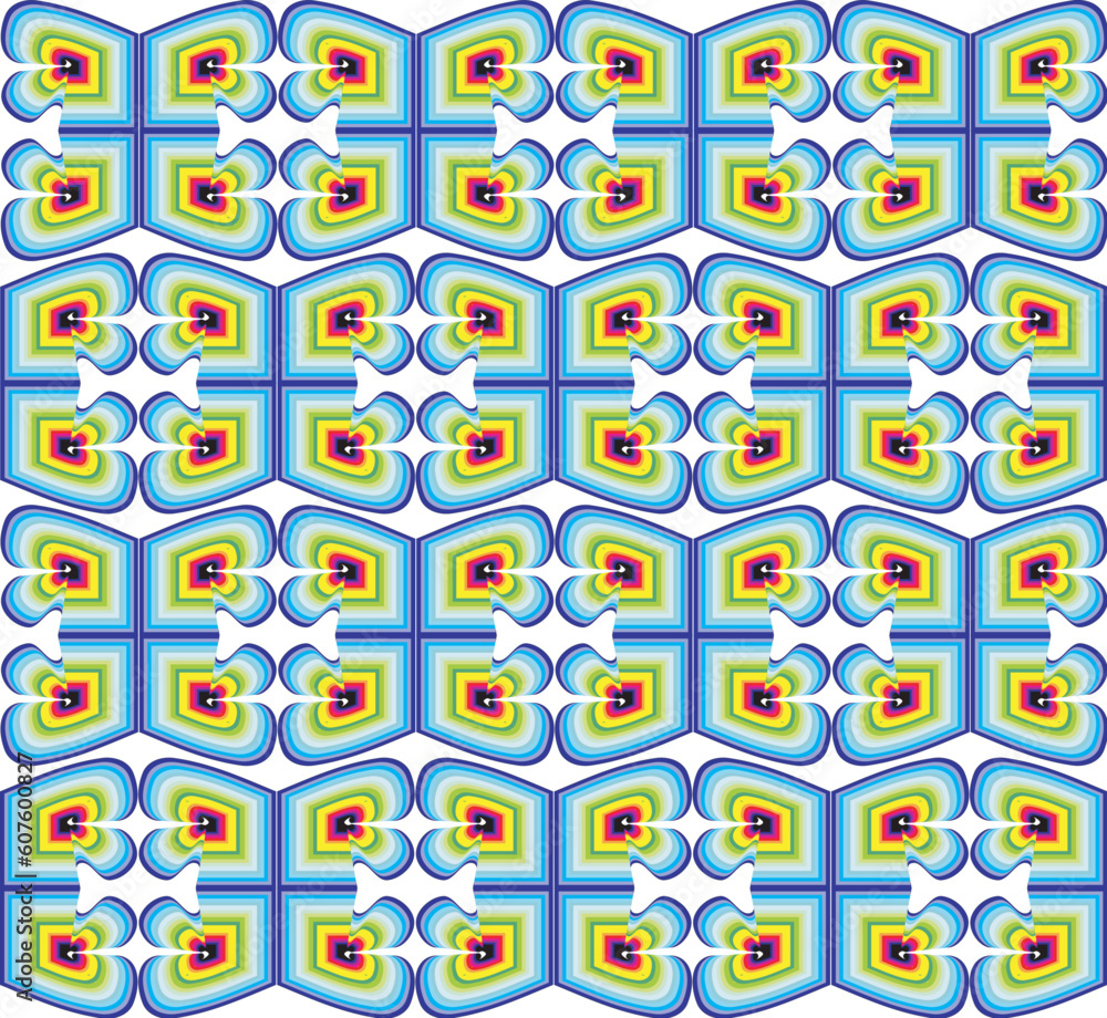 Naklejka premium Abstract colorful Fantasy Pattern Texture