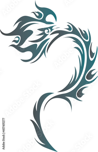 Abstract vector tattoo ornament isolated