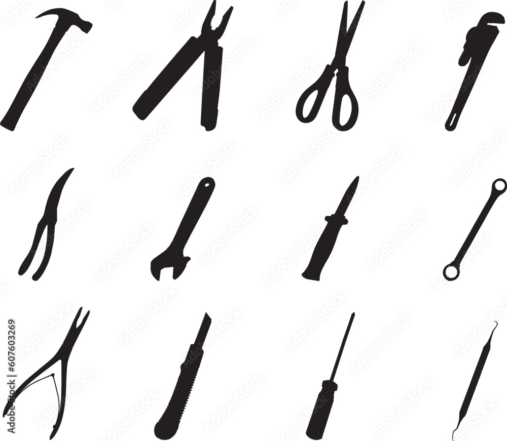 Set icons. Tools. Similar images can be found in my gallery. Set icons. Tools. Similar images can be found in my gallery.