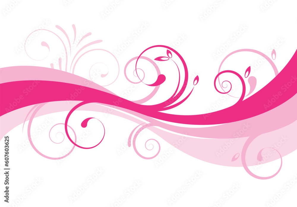pink abstract floral background design pink abstract floral background design