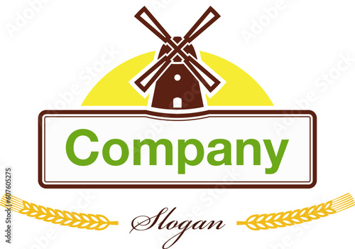 Example of a corporate identity for an agro-industrial company.