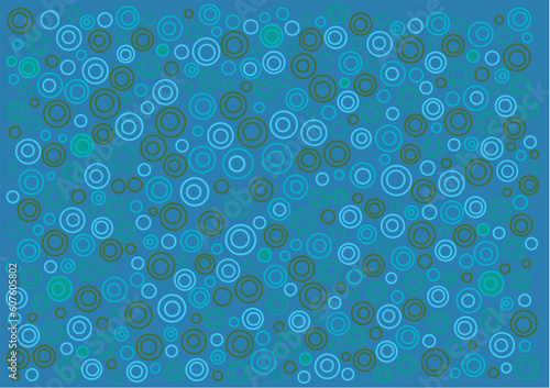 Multicolored pattern in ethnic Australian style