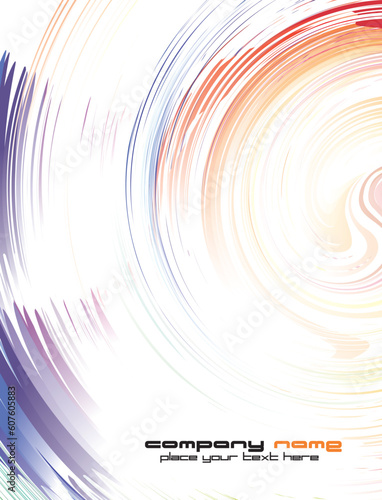 Abstract Colorful Business Background for Brochure or flyers