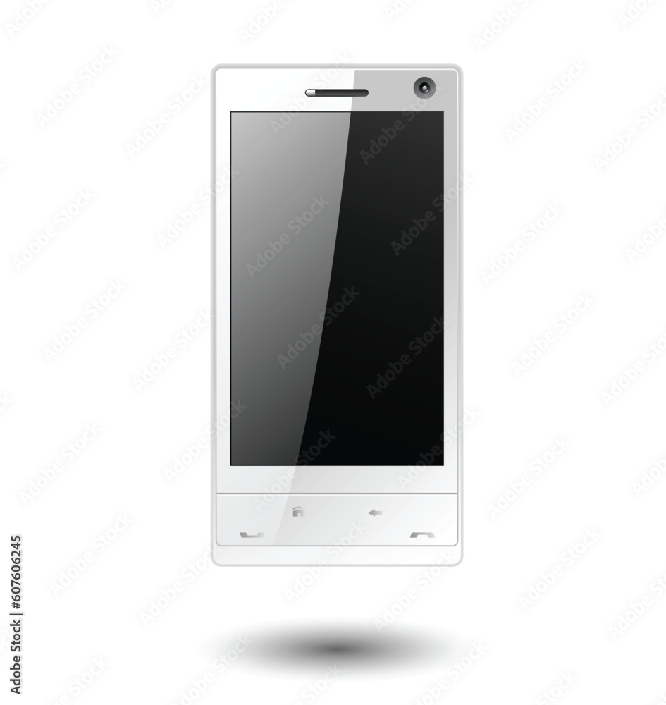 Mobile phone editable vector illustration Mobile phone editable vector illustration