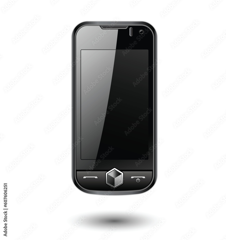 Mobile phone editable vector illustration Mobile phone editable vector illustration