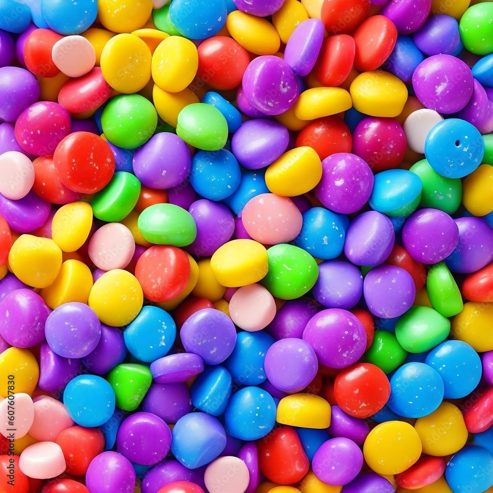 colorful candy background created with Generative AI technology colorful candy background created with Generative AI technology