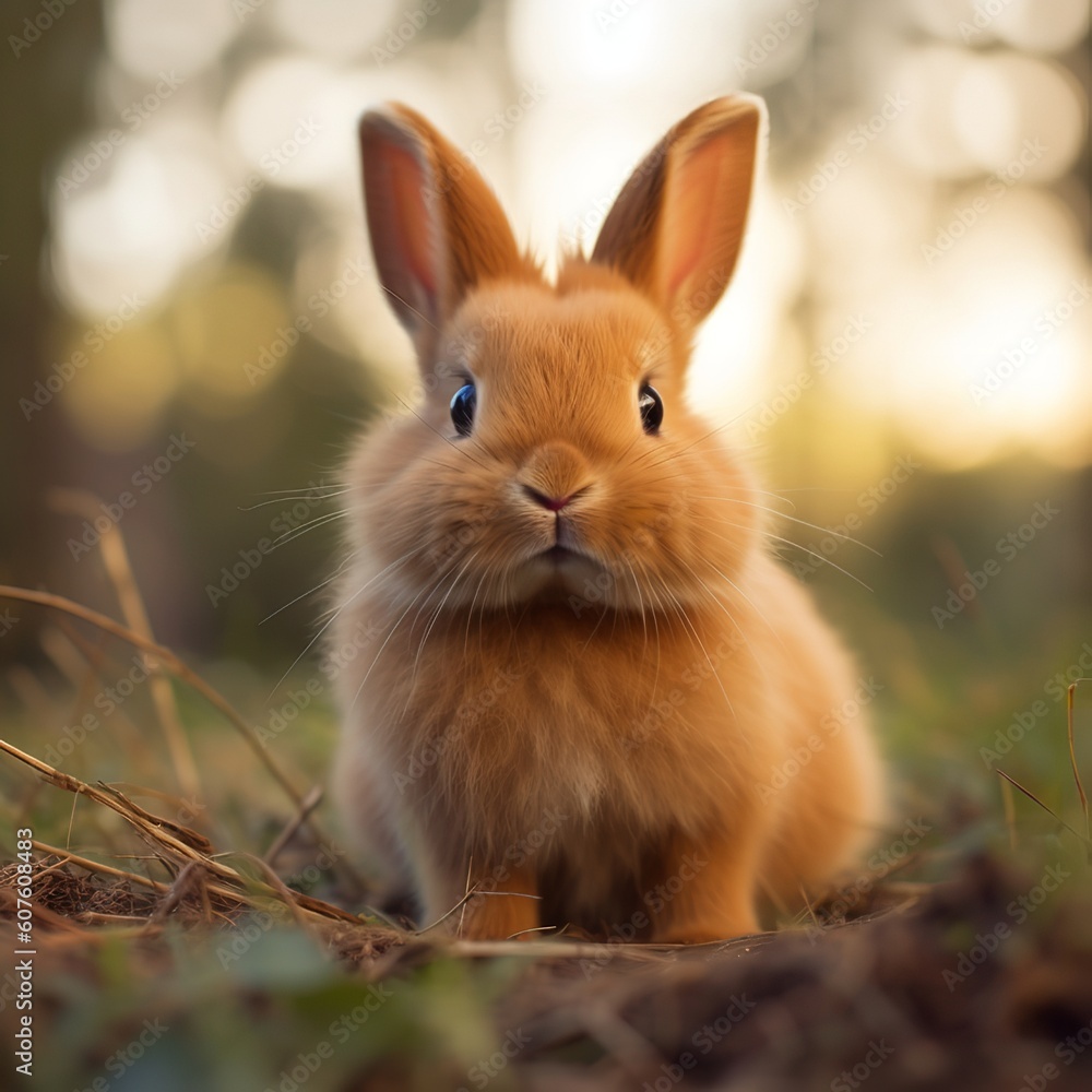 Fototapeta premium Adorable Cinnamon Fluffball