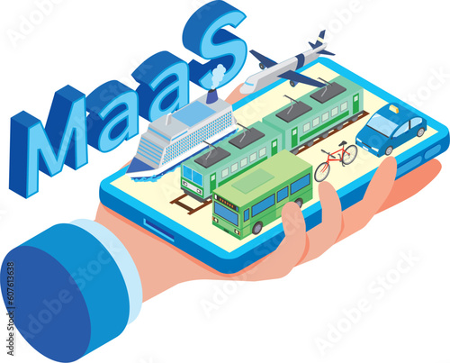 MaaSのイメージイラスト