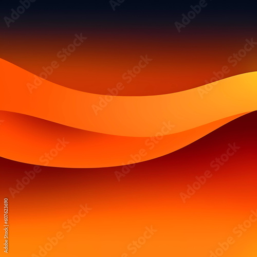 Abstract orange wave background