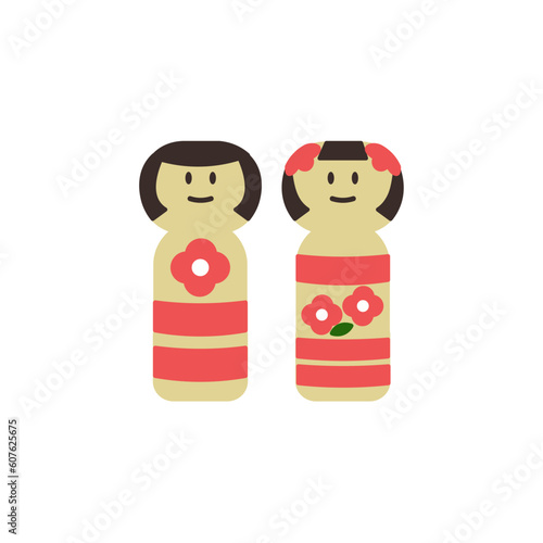 こけし　シンプル