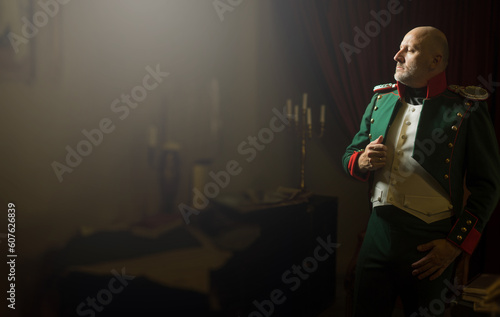Canvas-taulu Officer in uniform