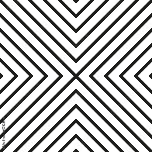 Seamless pattern with regular, diagonal lines forming an X shape. Vector illustration.