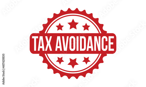 Tax Avoidance Rubber Stamp Seal Vector