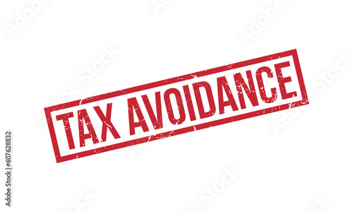 Tax Avoidance Rubber Stamp Seal Vector