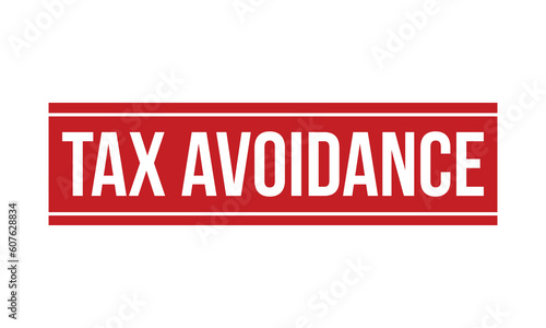 Tax Avoidance Rubber Stamp Seal Vector