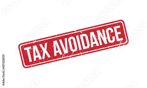 Tax Avoidance Rubber Stamp Seal Vector