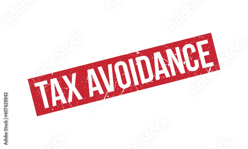 Tax Avoidance Rubber Stamp Seal Vector