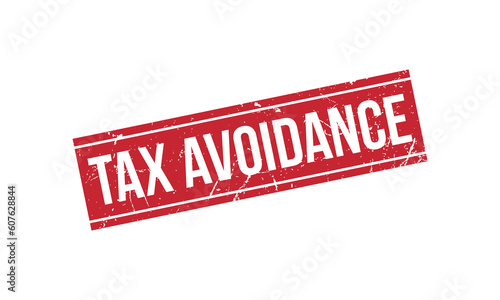 Tax Avoidance Rubber Stamp Seal Vector