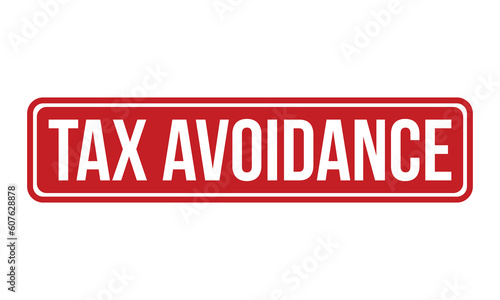 Tax Avoidance Rubber Stamp Seal Vector