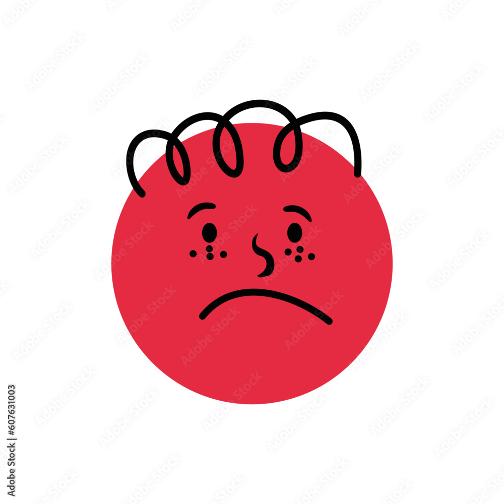 Obraz premium Abstract Emoticon Cartoon