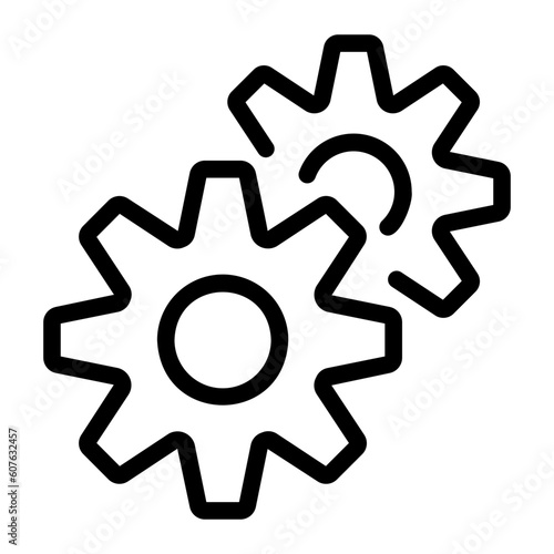 gear Line Icon