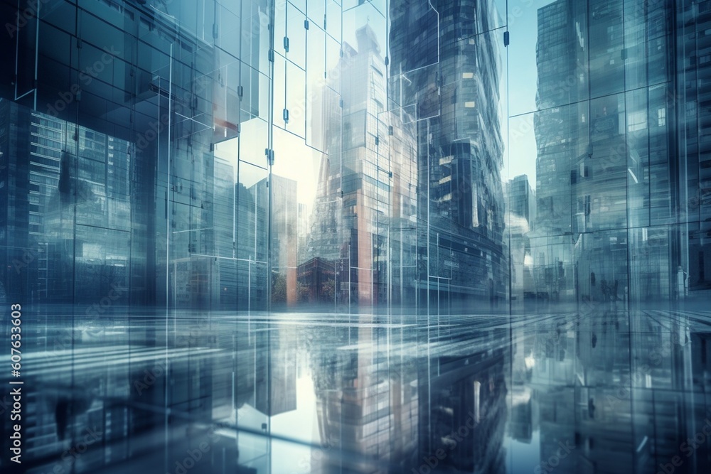 Future Urban and Corporate Architecture Created with Generative AI Future Urban and Corporate Architecture Created with Generative AI
