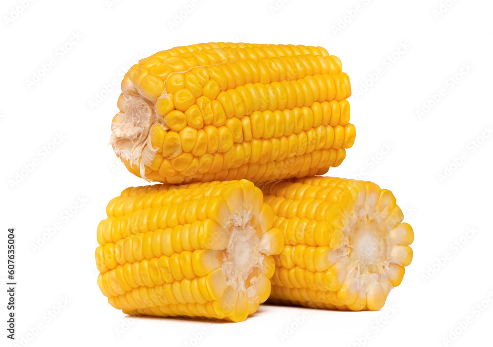 Corn isolated on white background Corn isolated on white background