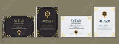 Achievement certificate best award diploma